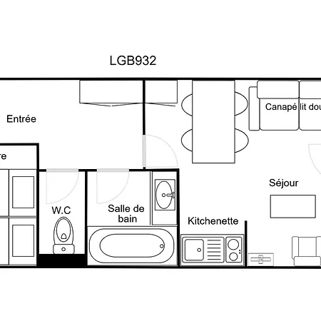 Confort 2 Pieces, Skis Aux Pieds, Proche Commerces - Fr-1-182a-18 Daire