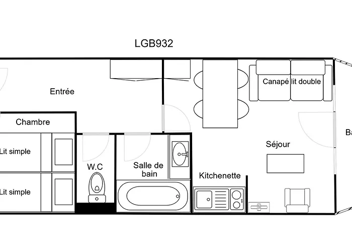 Confort 2 Pieces, Skis Aux Pieds, Proche Commerces - Fr-1-182a-18 Daire